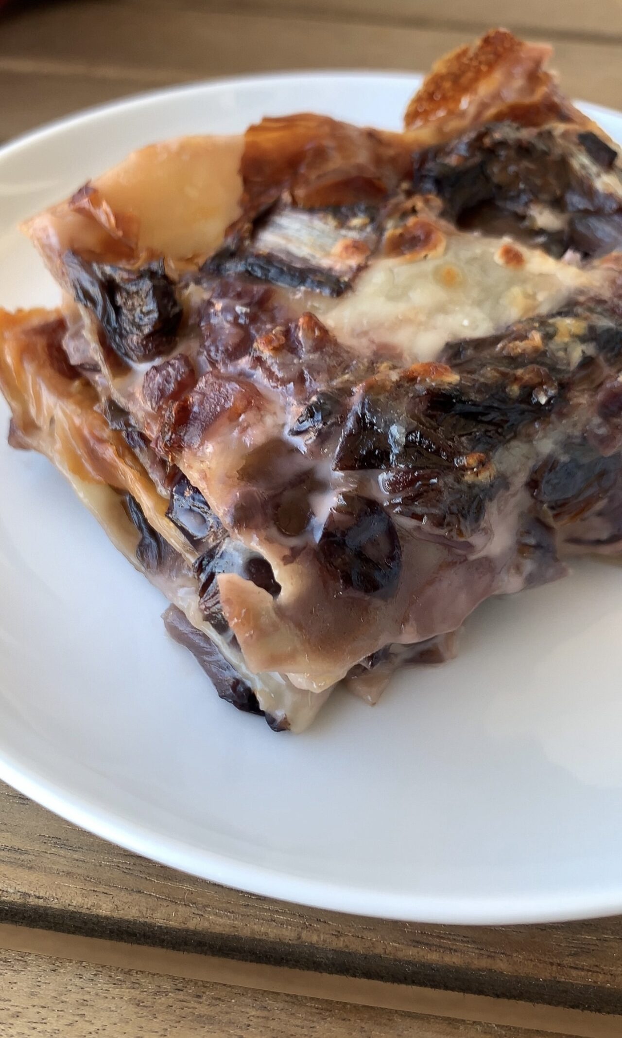 Lasagne leggere con radicchio