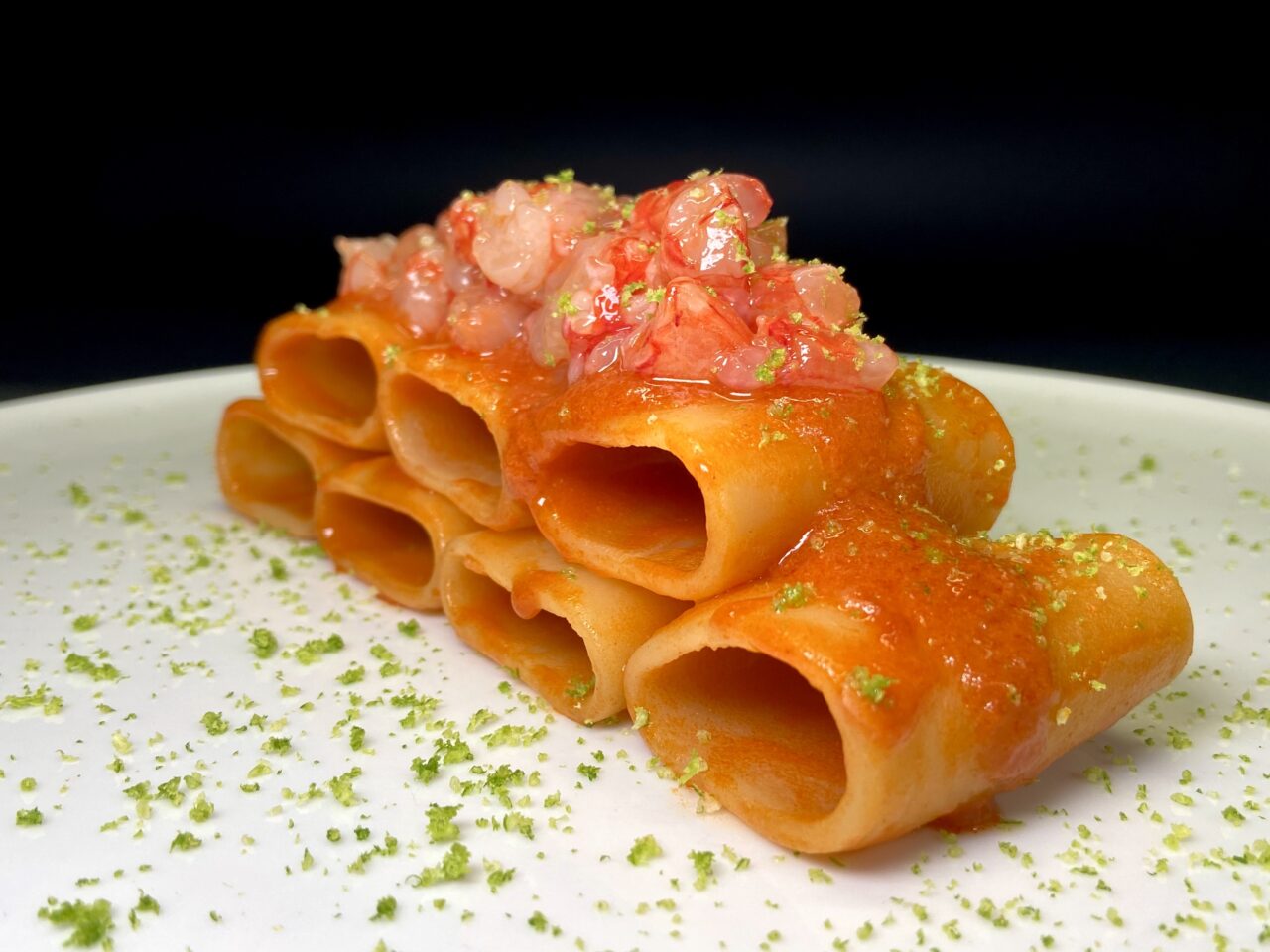 NATALE IN CASA ARMANDO | Paccheri con bisque, gamberi e lime di Una Stella in cucina