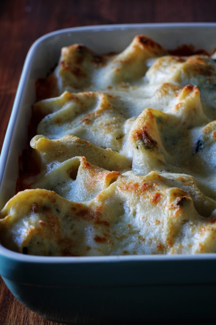 Ricetta dei Lumaconi Pasta Armando ripieni di ricotta e spinaci gratinati al forno di Francesco Vergaro Il Pugliese che cucina 2